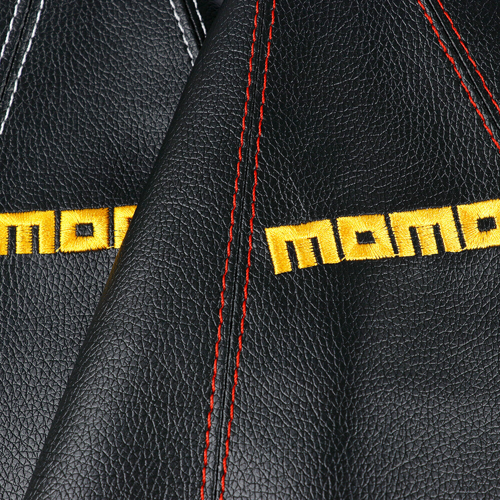 MOMO Manual Car Pvc Leather Gear Shift Knob Boot Stick Shifter Gaiter Cover