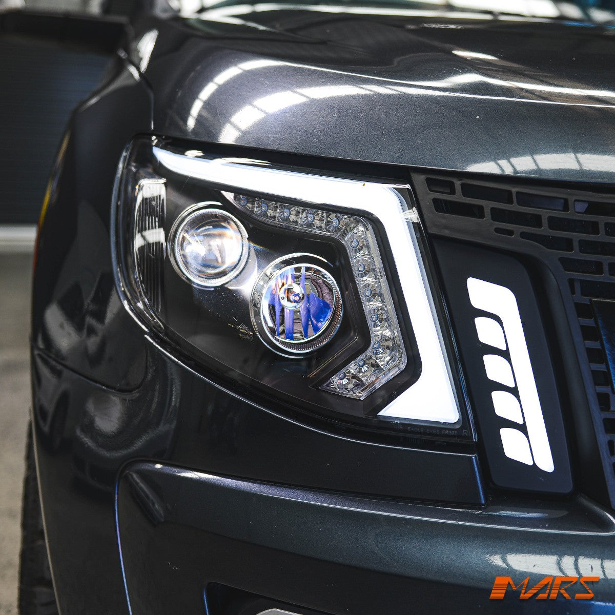 DRL LED Projector Sequential Indicator Head Lights for Ford Ranger PX MK1 11-15