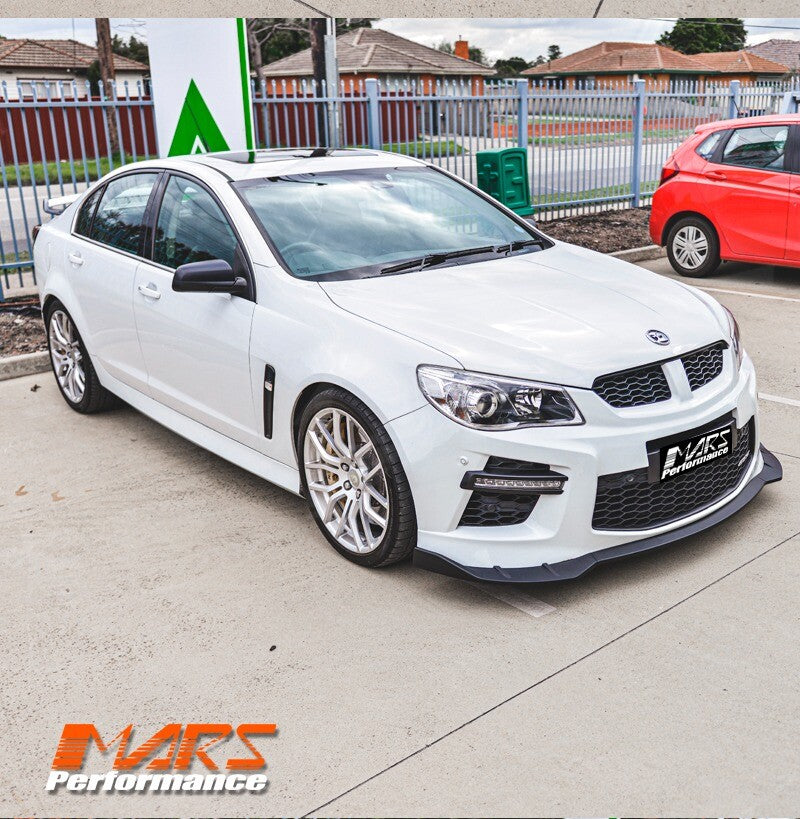 Matt Black Front Bumper Bar Lip Spoiler for HSV GEN-F GTS & Maloo GTS Bodykit VF