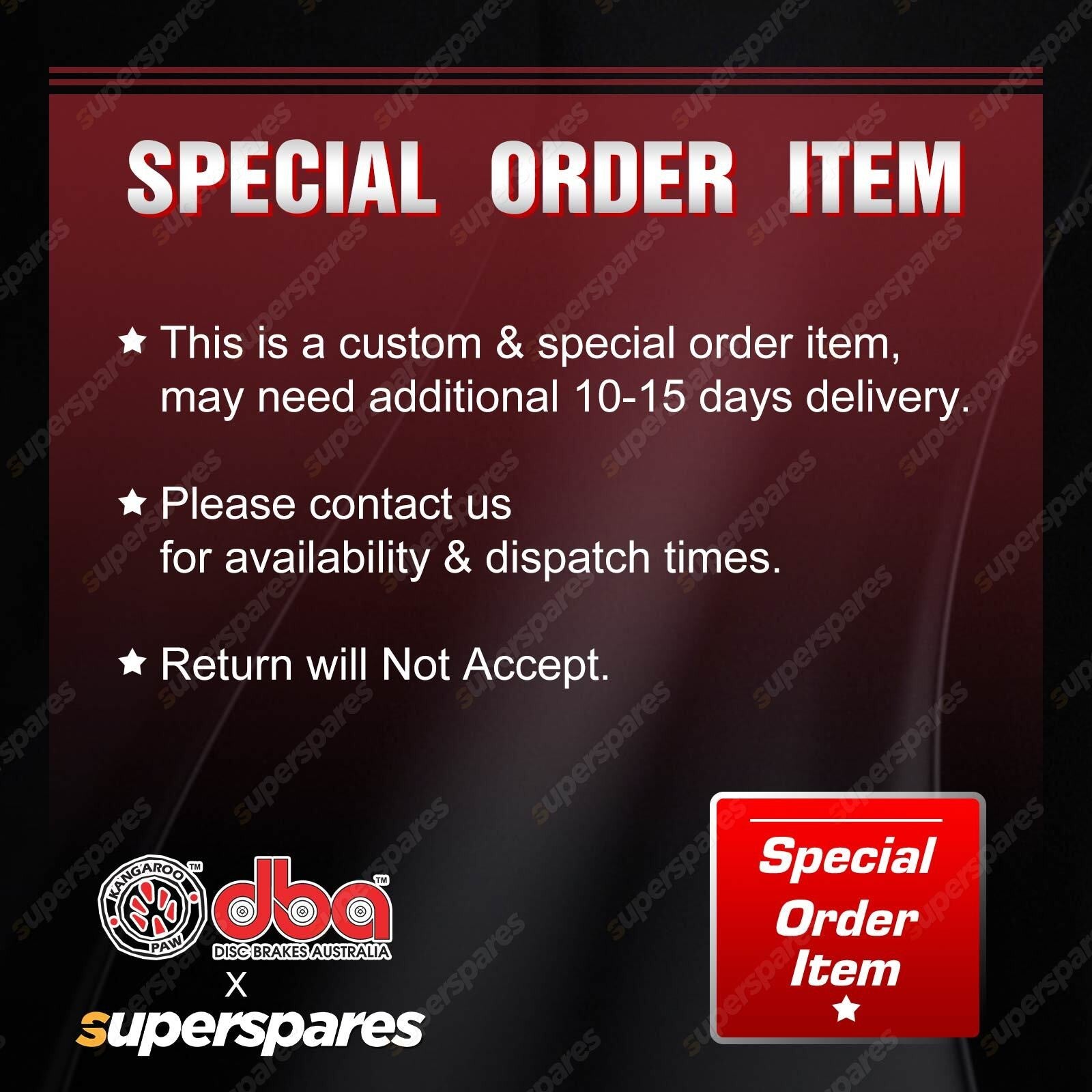 DBA Drilled Front Brake Rotors for Nissan 180SX Primera Pulsar N16 Almera Silvia