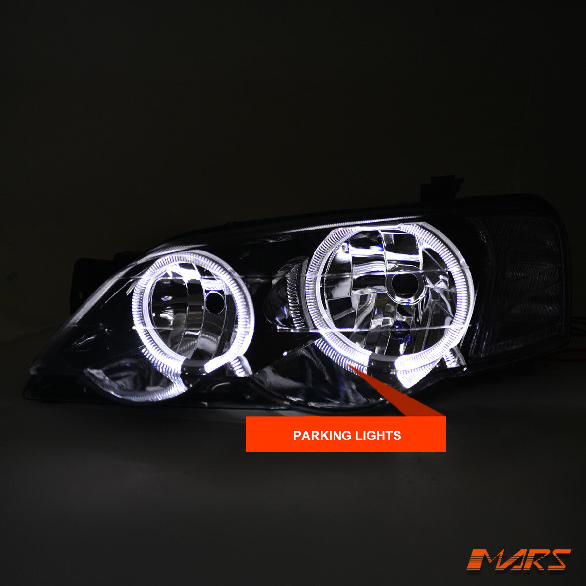 Halo Angel-Eyes Head Lights for Ford Falcon FPV BA BF Sedan UTE XR6 Turbo & XR8