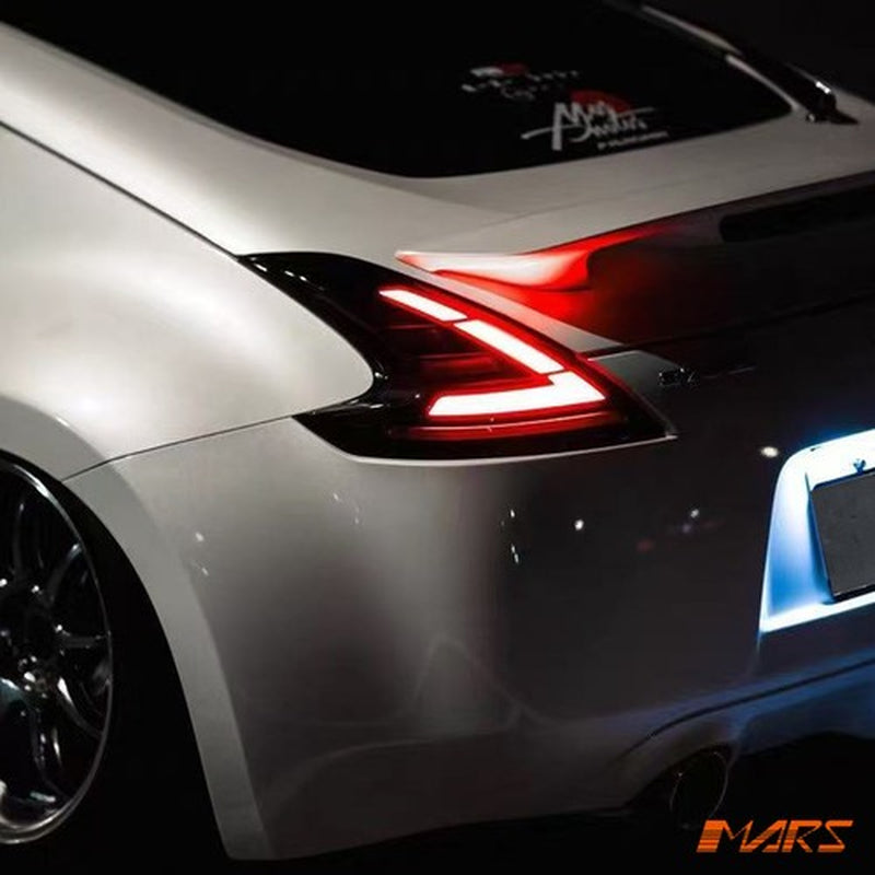 Smoked Full LED Tail Lights with Sequential Indicator for Nissan Z34 370Z 08-21