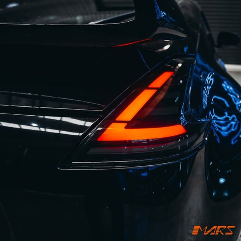 Smoked Full LED Tail Lights with Sequential Indicator for Nissan Z34 370Z 08-21