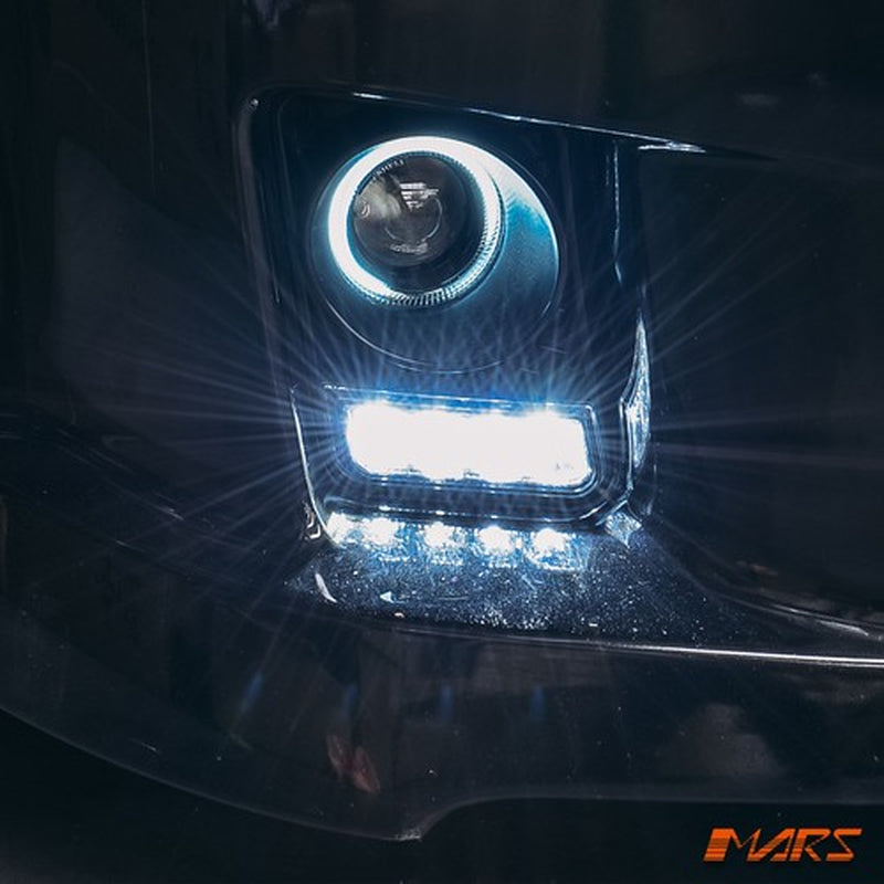 Bumper Bar LED DRL Fog Light Covers for Holden Commodore VE Serie 1 SV6 SSV SS