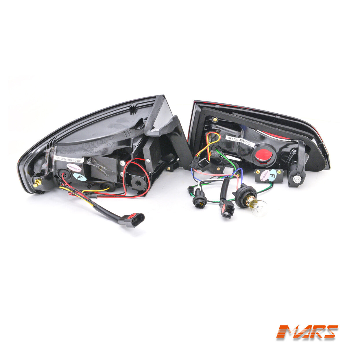 Smoked Red 3D LED Tail Lights for AUDI A4 B8 Sedan -Replace Stock Non LED Lights