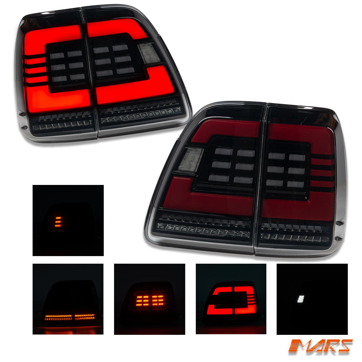 LED Sequential Tail Lights for TOYOTA LANDCRUISER 100 Series FJ100 LC100 98-07