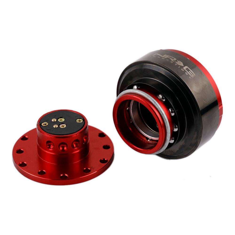 DING Sound NRG Gen 2.0 Steering Wheel Quick Release (Red Body/Black Ring)
