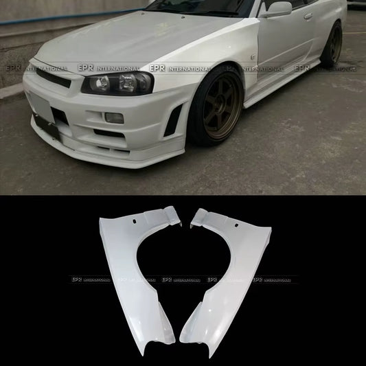 For R34 GTT ZT Type Front Fender (Can Only Fitted with Conversion Side & Rear Fender)
