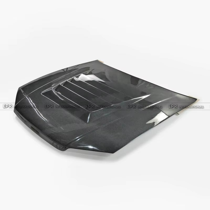 For Nissan Skyline R34 GTT NIS Style Hood - Carbon Fiber/Frp Options 1999-2002