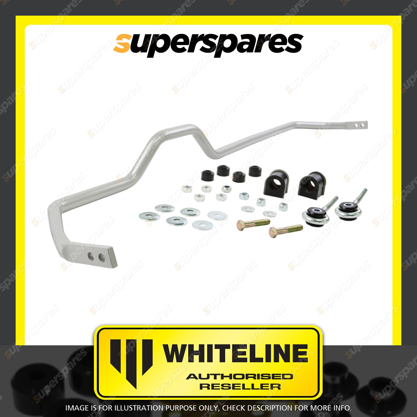 Whiteline Rear 24Mm Sway Bar 2 Point ADJ BNR11XXZ for NISSAN SKYLINE R33 R34