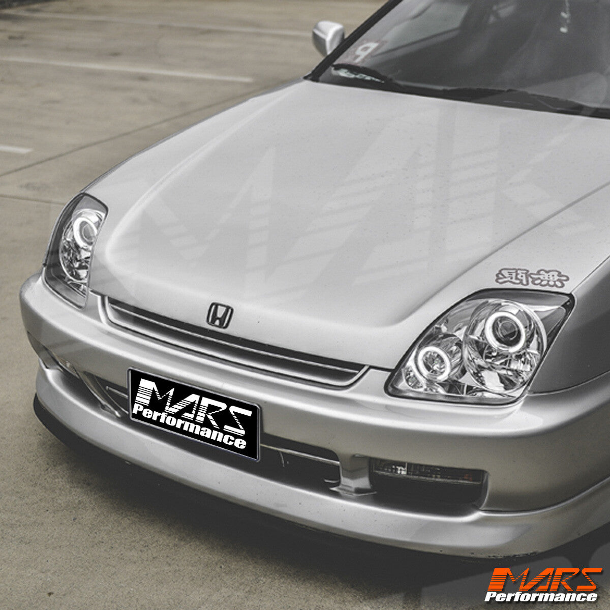 Crystal CCFL Angel-Eyes Projector Head Lights for Honda PRELUDE 1997-2001 JDM