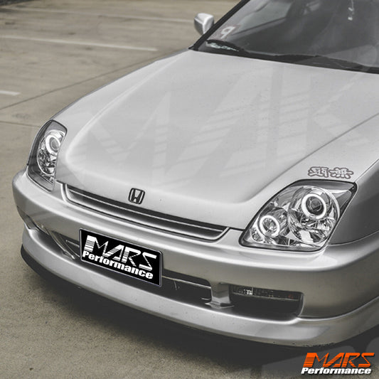 Crystal CCFL Angel-Eyes Projector Head Lights for Honda PRELUDE 1997-2001 JDM