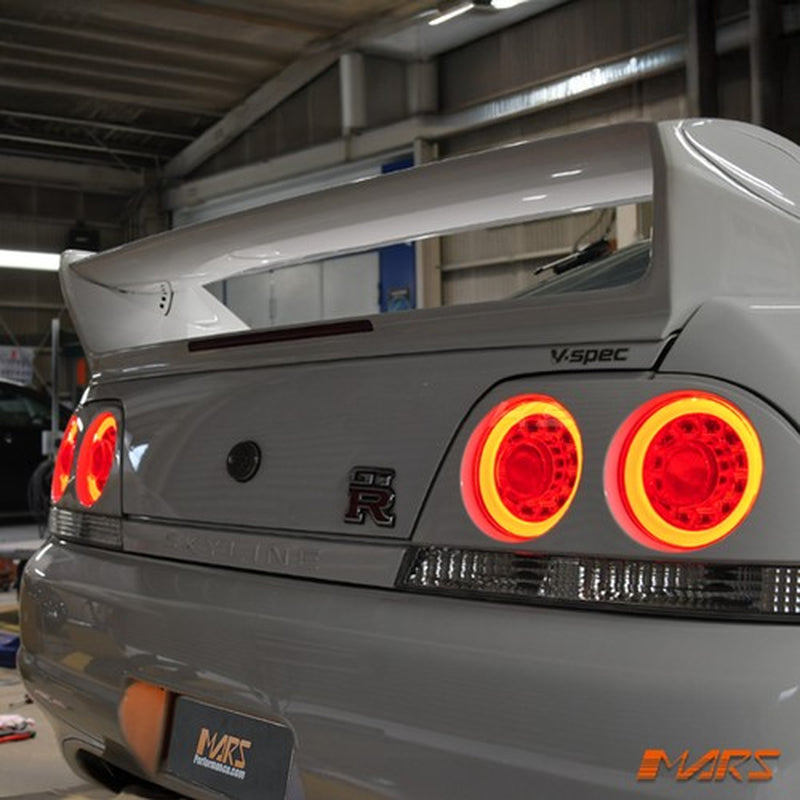 R35 GTR Style Red LED Tail Lights for R33 Skyline Coupe GTS-T GT-R GT-T RB250DET