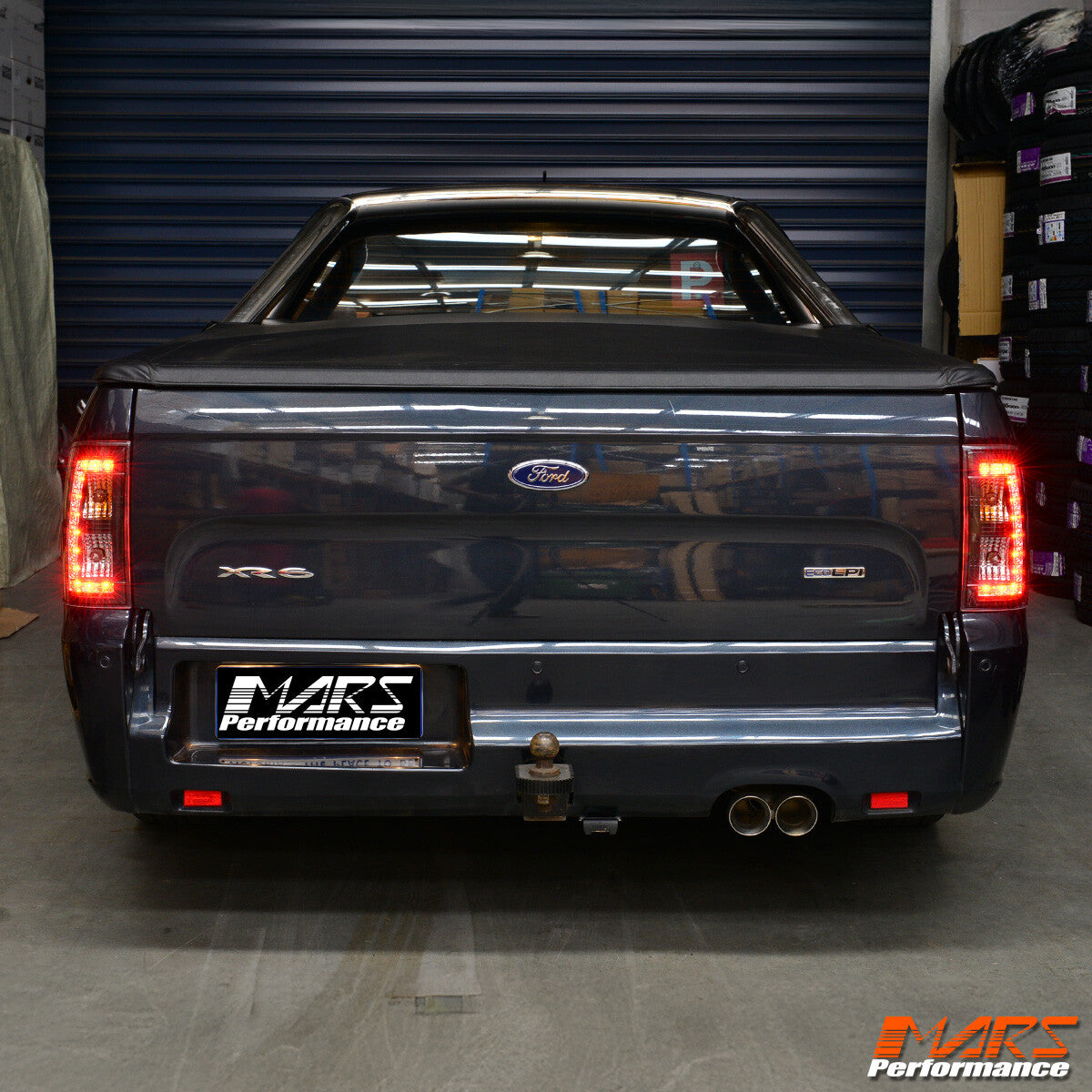 Black LED Tail Lights Ford FG Falcon UTE XR6 XR8 Turbo R6 FPV GS F6 Pursuit