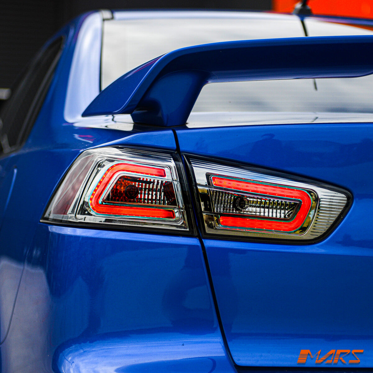 MARS Full Smoked LED Tail Lights for MITSUBISHI LANCER CJ CF SEDAN 07-19 EVO X