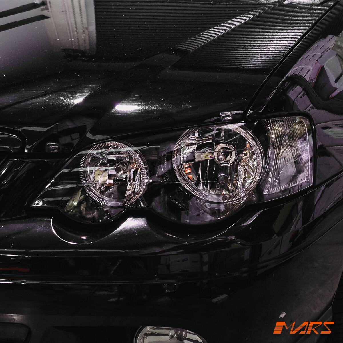 Halo Angel-Eyes Head Lights for Ford Falcon FPV BA BF Sedan UTE XR6 Turbo & XR8