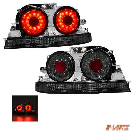 Smoked LED Tail Lights for Nissan R33 Skyline Coupe GTS-T GT-R GT-T RB250DET