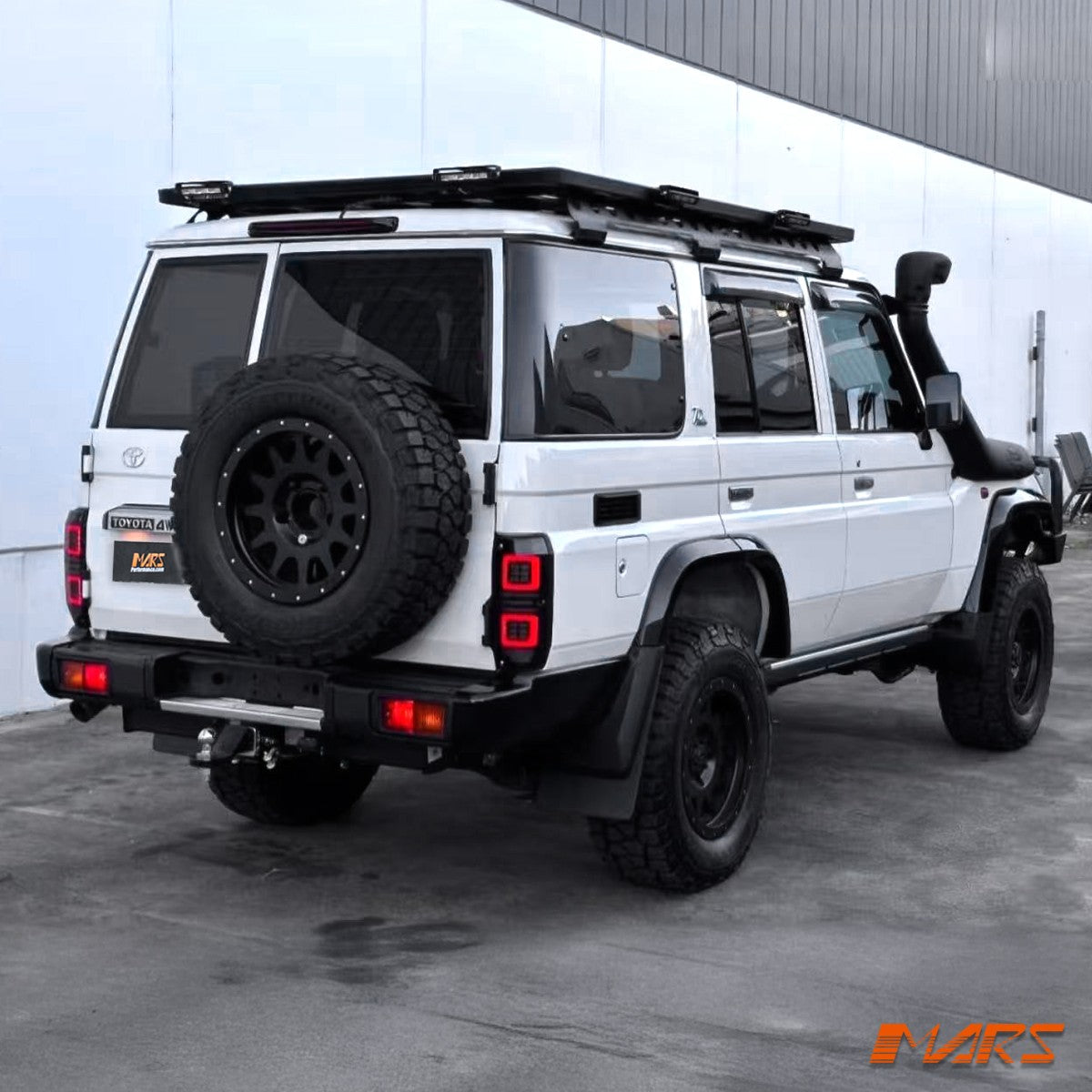 Smoked LED Tail Lights Sequential for Land Landcruiser 70 Series FJ76 LC76 07-25