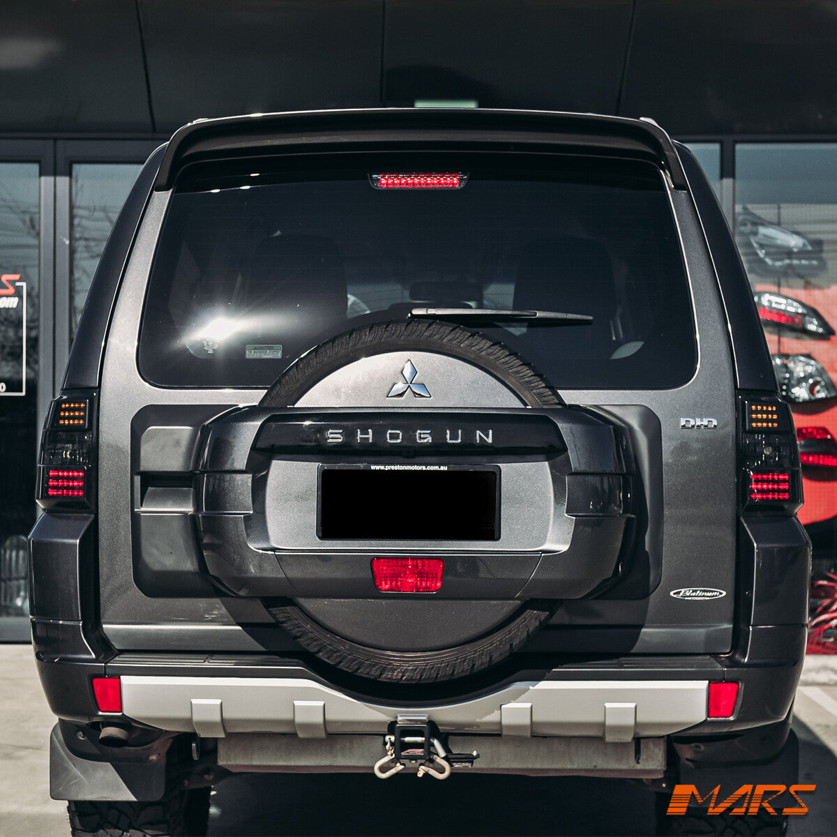 Smoked Tail Lights with LED Indicators for Mitsubishi Pajero NS NT NW 2007-2021