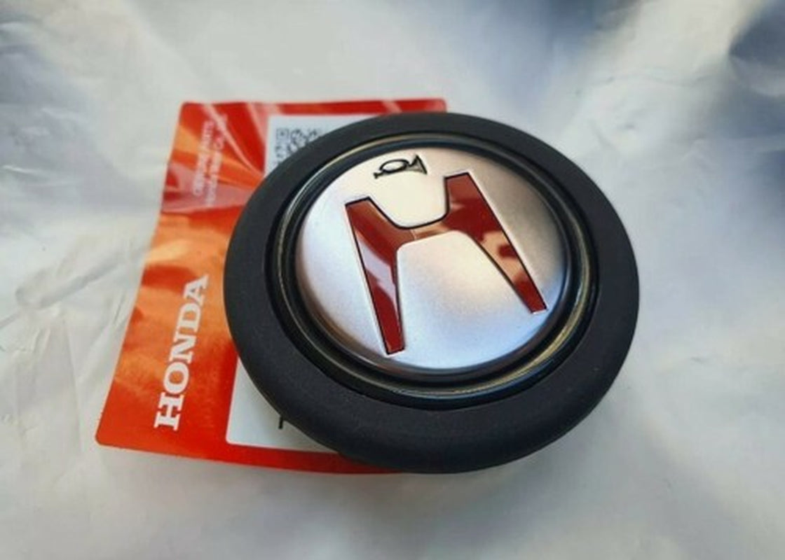 Silver JDM Horn Button for Sport Steering Wheel for Honda Acura NSX EG6 EK9 DC2
