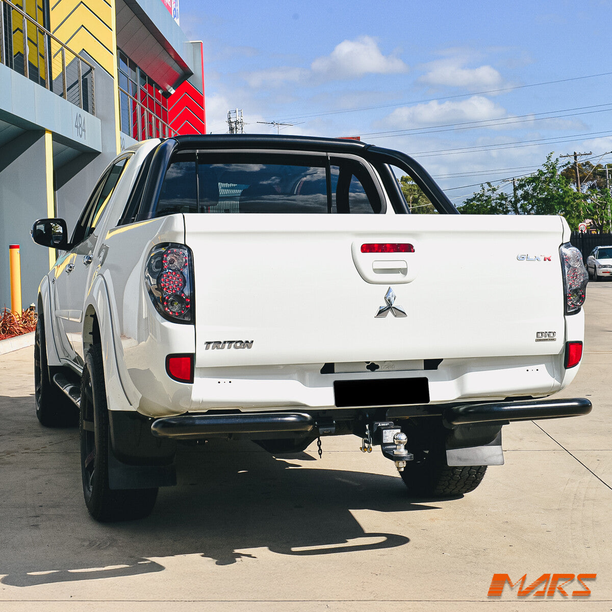 Smoked Black LED Tail Lights for MITSUBISHI TRITON 2006-2014 ML MN UTE PICK UP