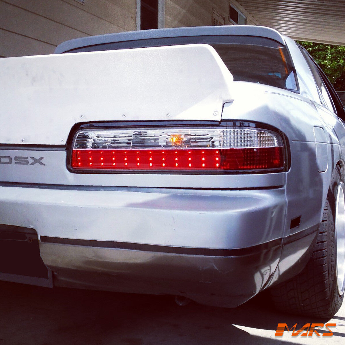 Clear Red LED Tail Lights for Nissan Silvia S13 JDM CA18DET SR20DET