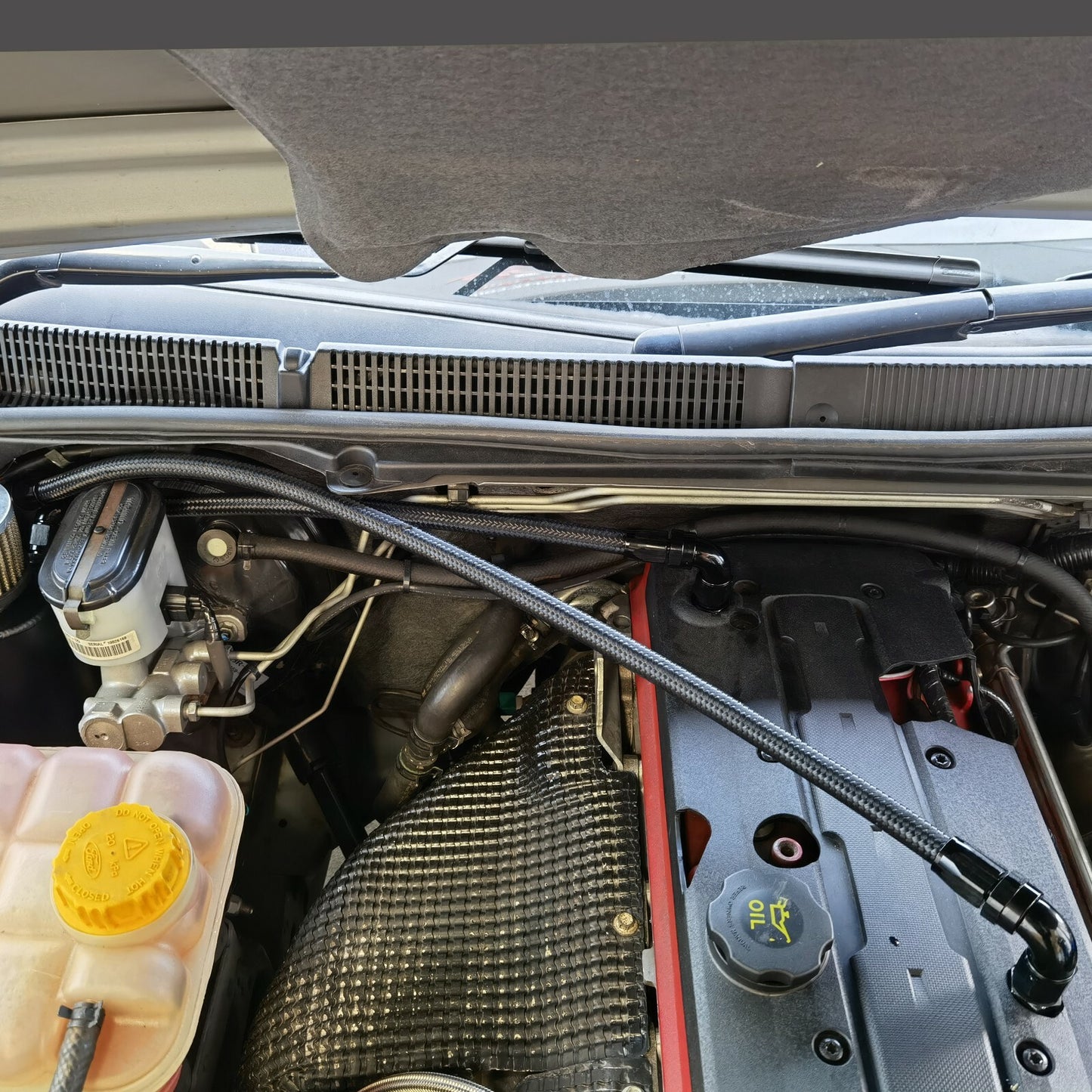 Upgrade XR6 Full Flow Oil Catch Can Kit to Suit Ford Falcon BA/BF/FG Barra