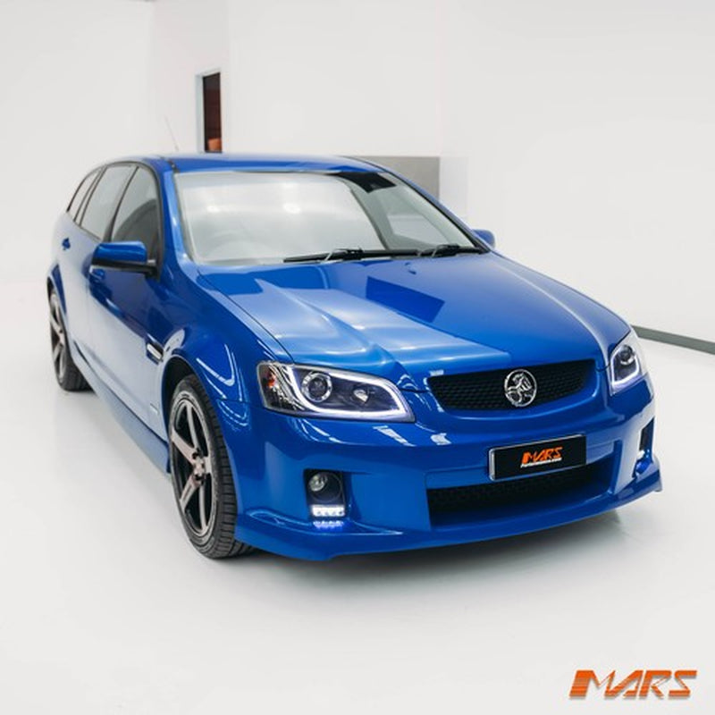 Bumper Bar LED DRL Fog Light Covers for Holden Commodore VE Serie 1 SV6 SSV SS