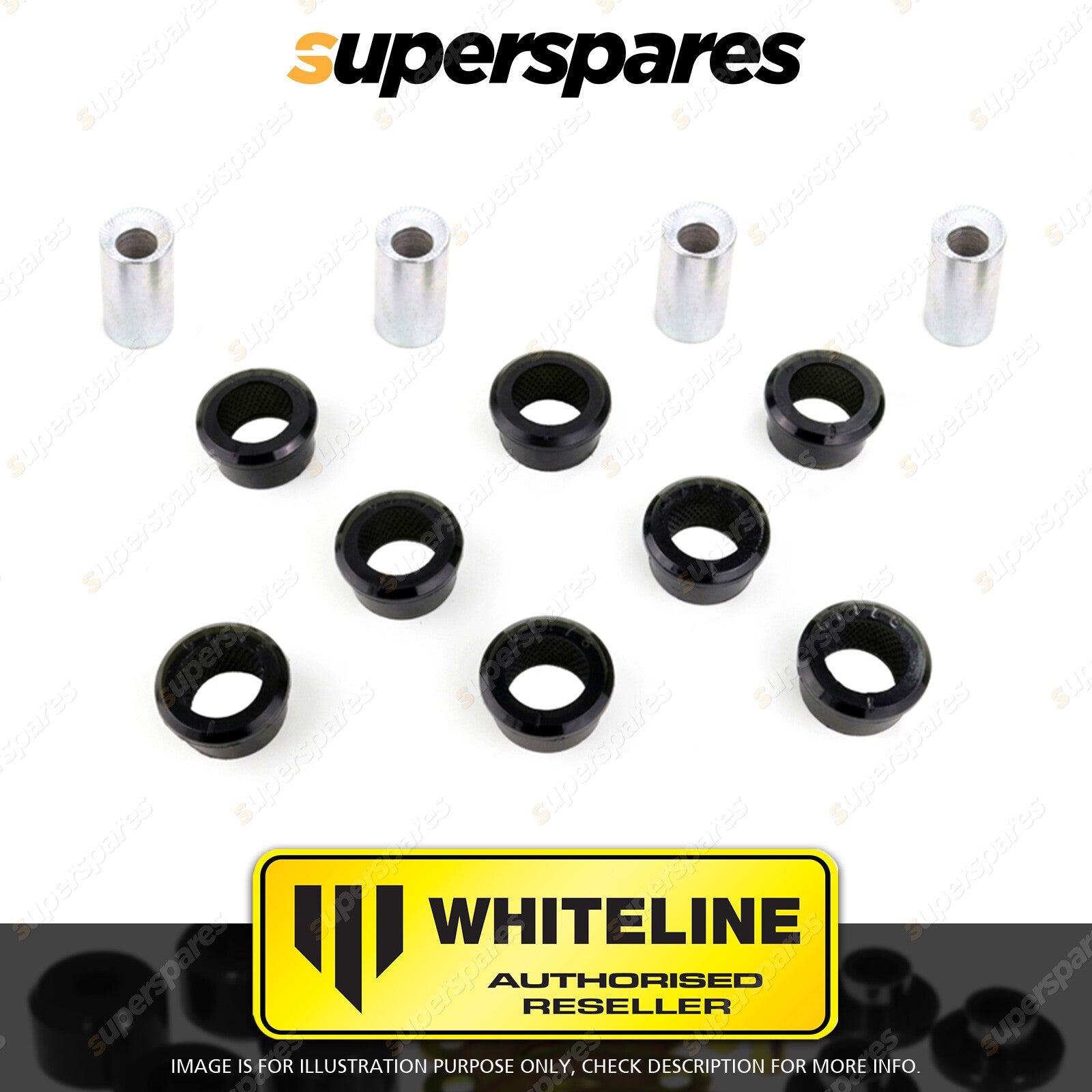 Rear Lower Control Arm Rear Inner Outer Bush for NISSAN 180SX SILVIA S13
